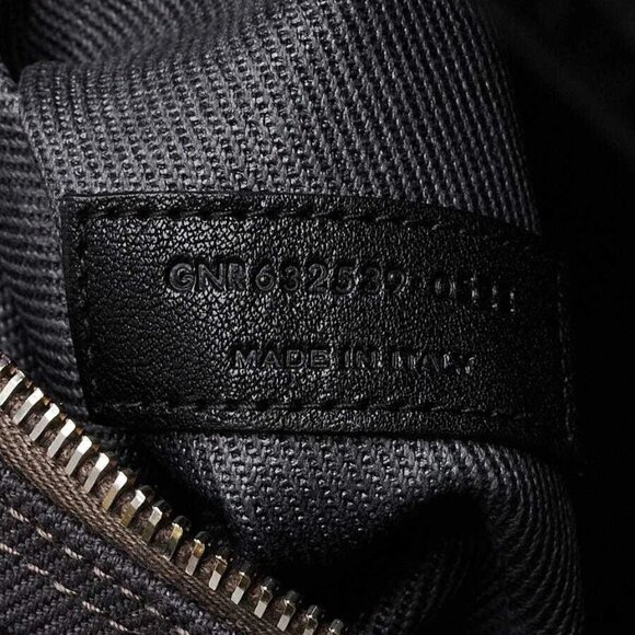 Yves Saint Laurent Grey Canvas Rive Gauche North/South Tote Bag - Picture 8 of 9